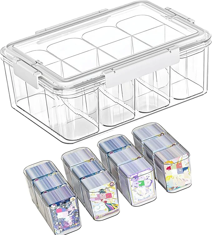 Breathable 2026 New Craft Organizers And Storage With 12 Compartment Acrylic Organizer Containers With Lids Clear Bead Organizers And Storage With Handle Airtight Sewing Box.4 Removable Inner Box. Clear About ThisOverview World-Class