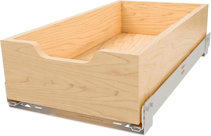 Certified Rev-A-Shelf Standard Pullout Kitchen Cabinet Organizer and Drawer Box with Soft-Close for 15 Base and 11.75 W Cabinet Opening Wood 4WDB-12SC-1About ThisOverview Verified
