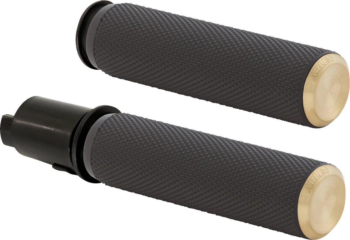 Minimalist ARLEN NESS Grips - Knurled - TBW - Brass 500-052 Functional