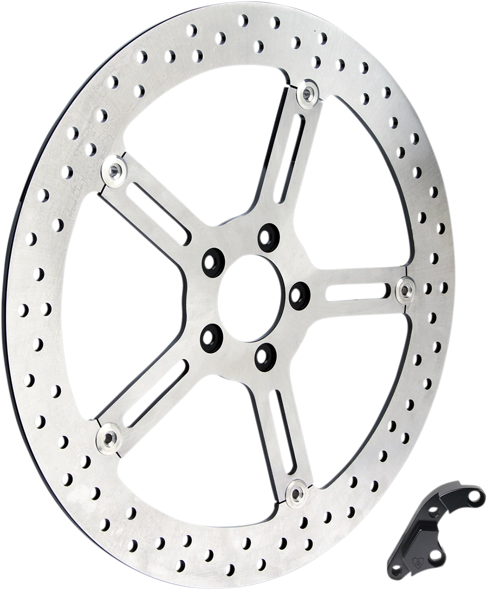 World-Class ARLEN NESS Big Brake Rotor - 15 - Front Right - Harley-Davidson 02-973 Versatile