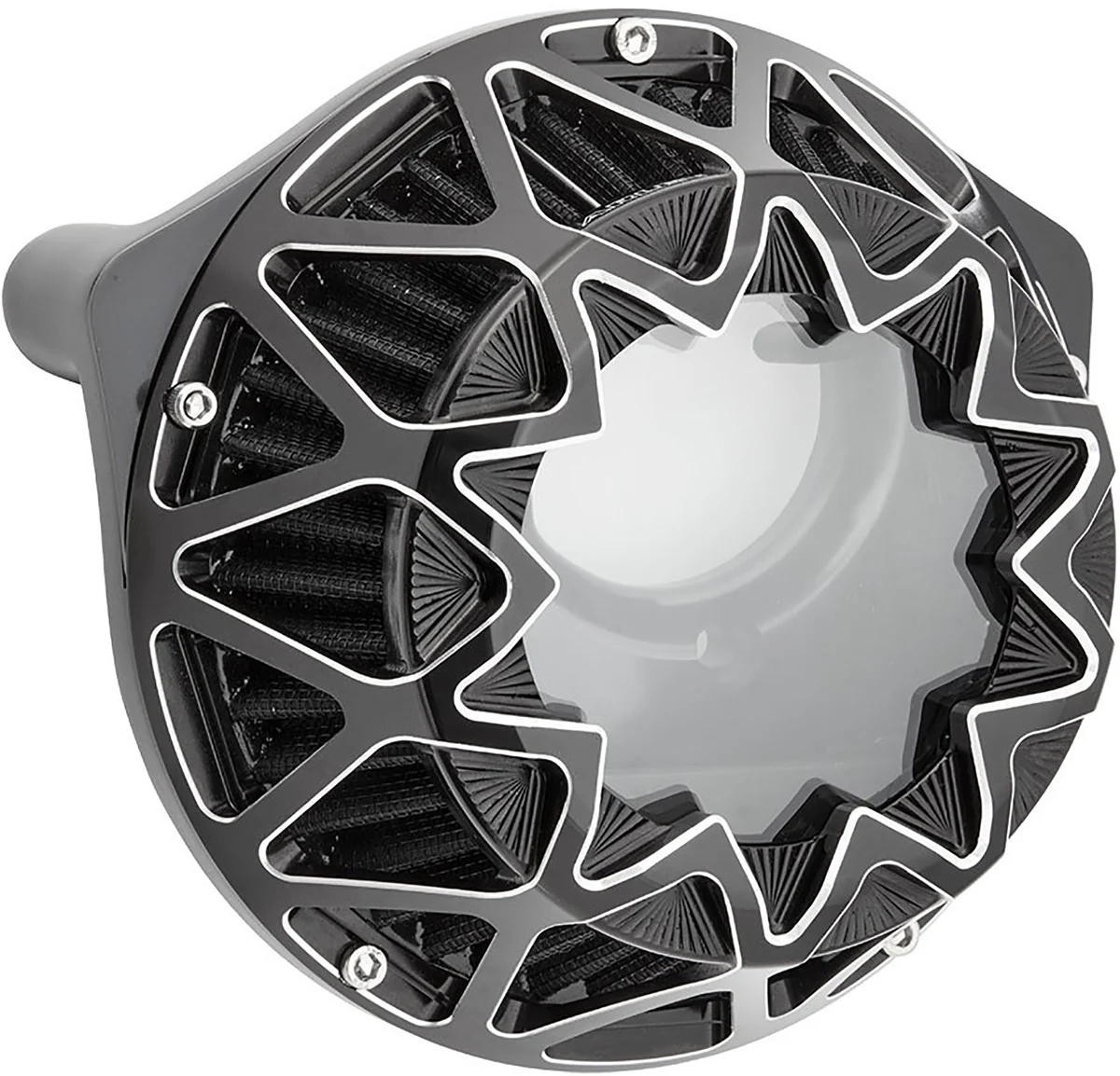 Carefully Designed ARLEN NESS Crossfire Air Cleaner - Black 600-039 Natural