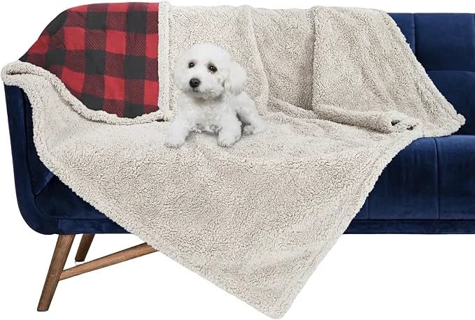 Practical Kritter Planet Waterproof Dog Blanket Reversible Water Proof Pet Blanket Secure