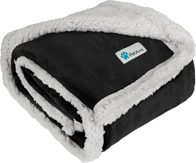 Prestigious PetAmi Dog Blanket for Medium Large Dogs Pet Bed Blanket Cat Puppy Kitten Solid