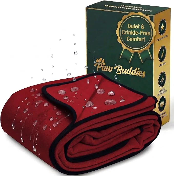 Selected Paw Buddies Waterproof Blanket 80 x90 – Reversible Microfleece Throw Quality