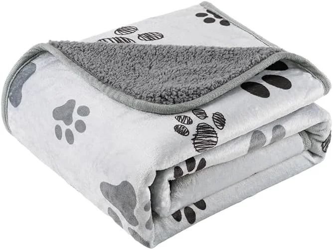 Carefully Designed Waterproof Dog Blankets Soft Fluffy Sofa Car Bed Protector Reversible Sherpa Exceptional