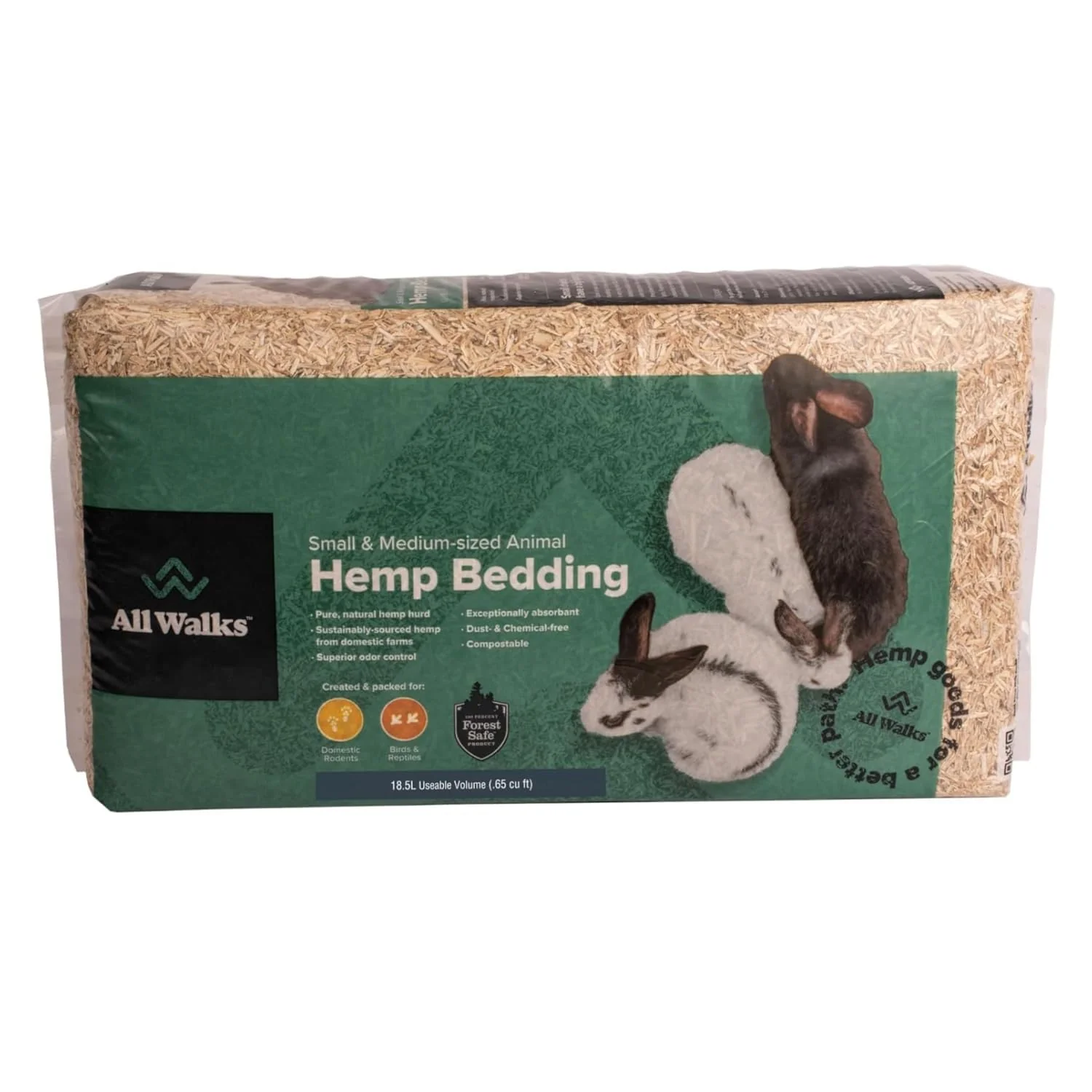 Proven All Walks Hemp Bedding 18.5L – Odor Control Dust- Made in USA Flexible