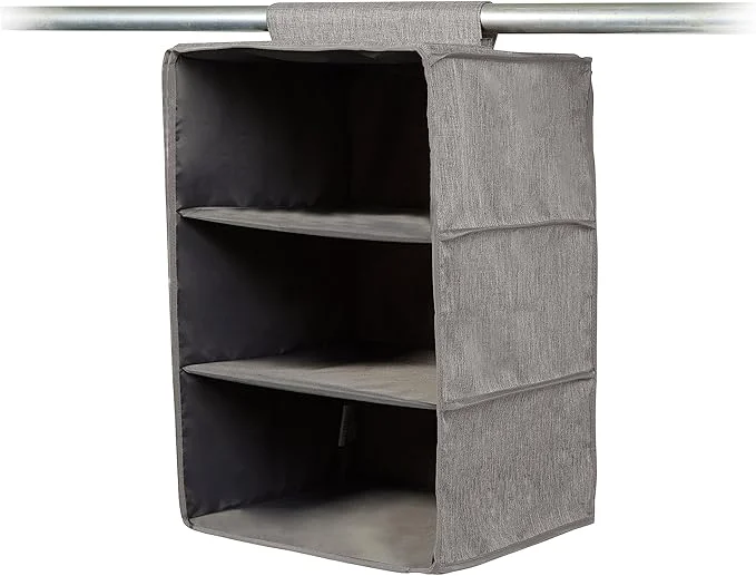 Traditional Covermates Keepsakes Hanging Closet Organizer - Heavy Duty Material Sturdy Interior Shelves - Closet Storage Grey HeatherAbout ThisOverview Reliable