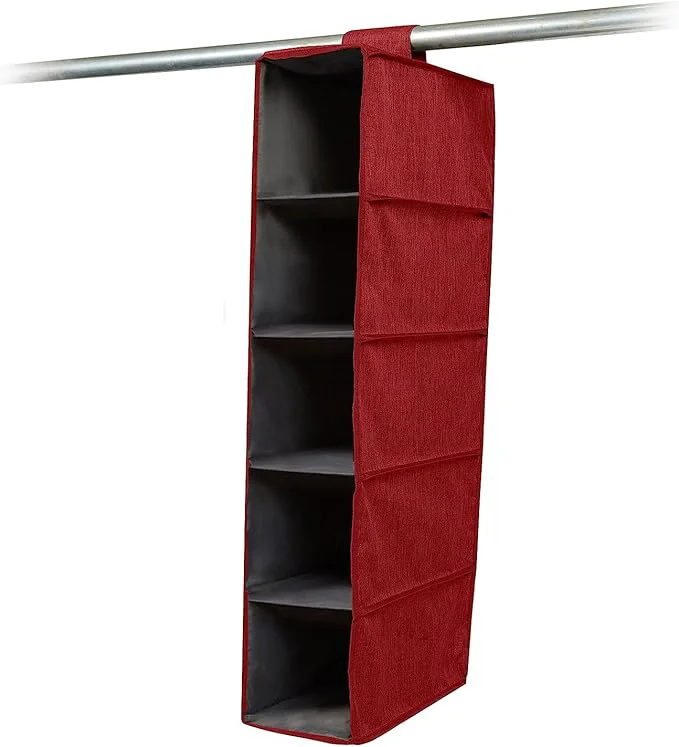 Trendy Covermates Keepsakes Hanging Shoe Organizer - Heavy Duty Material Sturdy Interior Shelves - Closet Storage Red HeatherAbout ThisOverview Solid