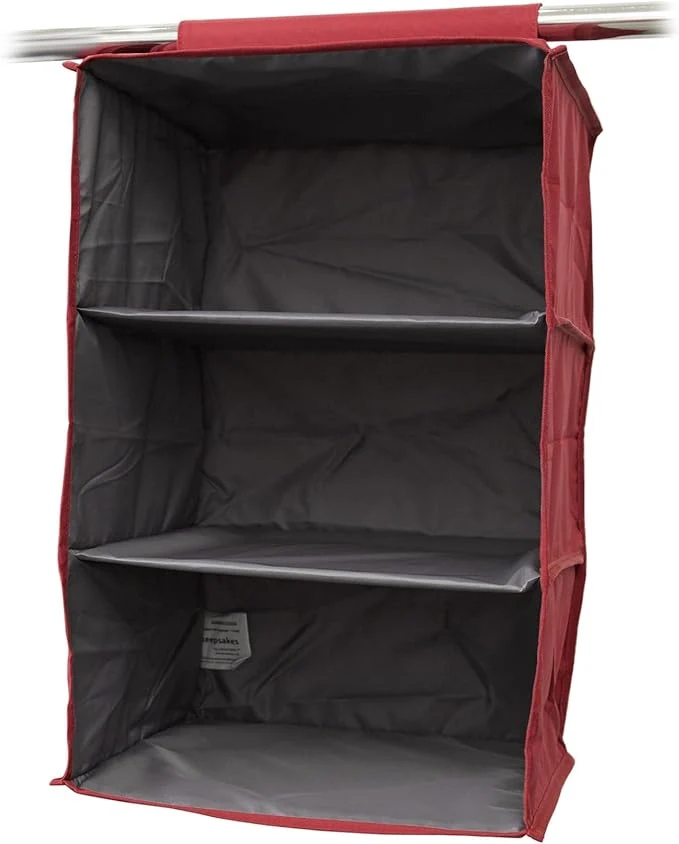 Casual Covermates Keepsakes Hanging Closet Organizer - Heavy Duty Material Sturdy Interior Shelves - Closet Storage Scarlett RedAbout ThisOverview Specialty
