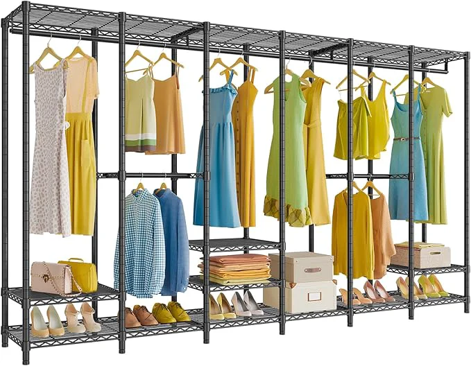 Consistent VIPEK V60 Extra Large Portable Closet Rack Heavy Duty Clothing Rack for Hanging Clothes standing Wardrobe Metal Closet for Bedroom Storage and Organizer Load 1620lbs BlackAbout ThisOverview Eco-Friendly