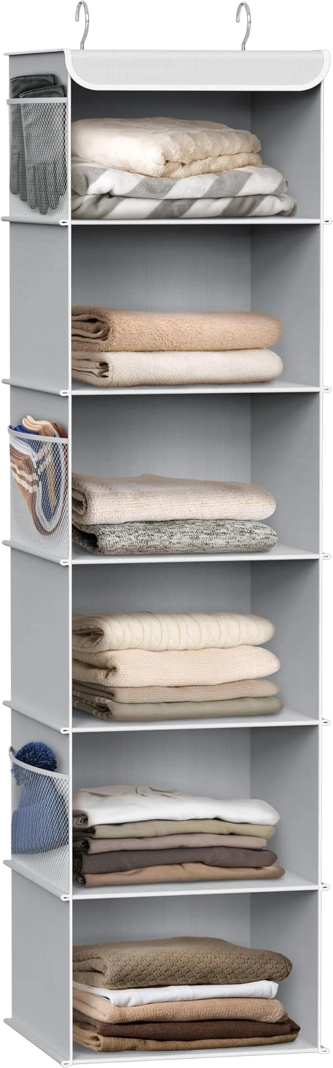 Carefully Designed Simple Houseware 6 Shelf Hanging Closet Organizer GrayAbout ThisOverview Innovative