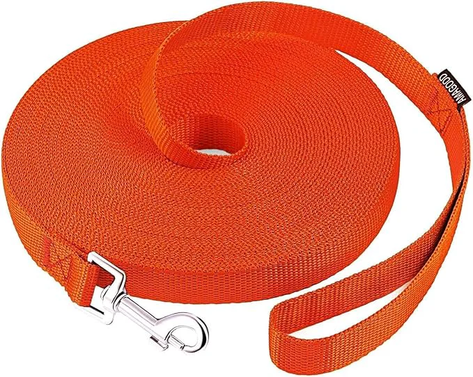 Flexible AMAGOOD Dog Puppy Obedience Recall Training Agility Lead-15 ft 20 ft 30 ft 50 Detailed