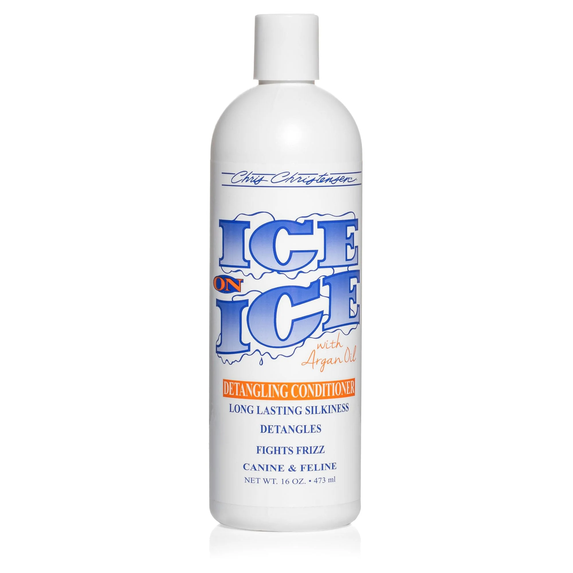 Detailed Chris Christensen Ice on Ice Detangling Dog Conditioner 16 oz Made in USA Stylish
