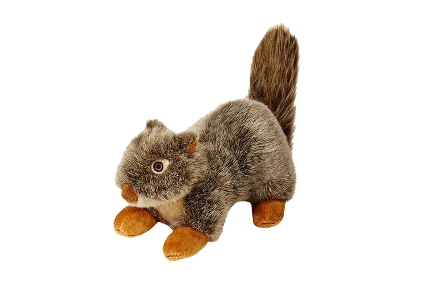 World-Class Fluff Tuff Nuts Squirrel Toy – 12-Inch Plush Tug Fetch Sustainable