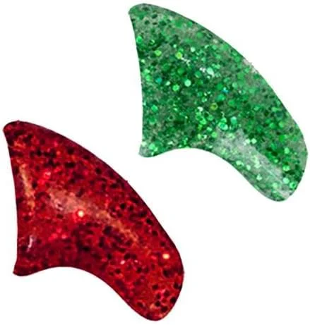 Advanced Glitter Christmas Combo Soft Nail Caps Cats Claws 40pk Kitten Size Detailed