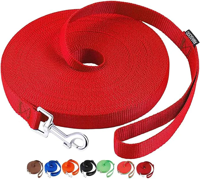 Breathable AMAGOOD Dog Puppy Obedience Recall Training Agility Lead-15 ft 20 ft 30 ft 50 Luxury