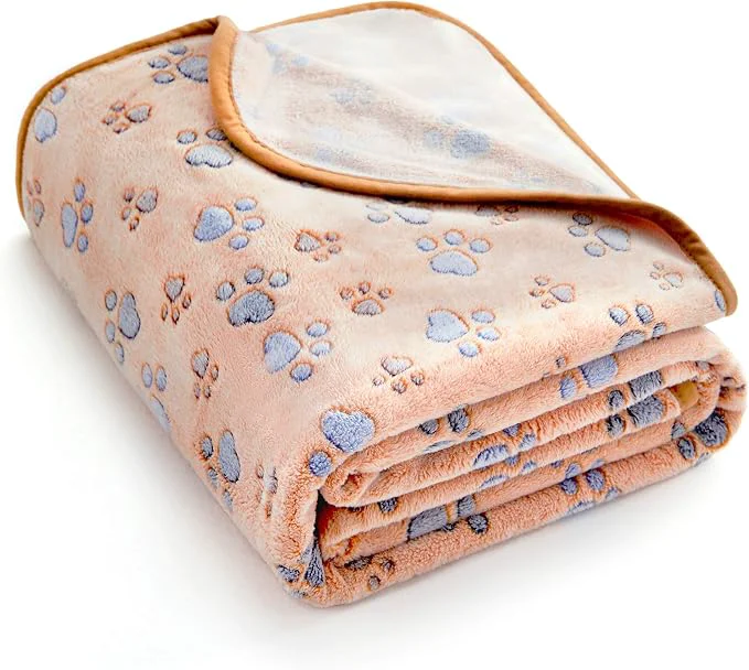 Unique Allisandro Luxurious Dog Blanket 350 GSM Super Fuzzy Microplush Fleece Pet Specialty