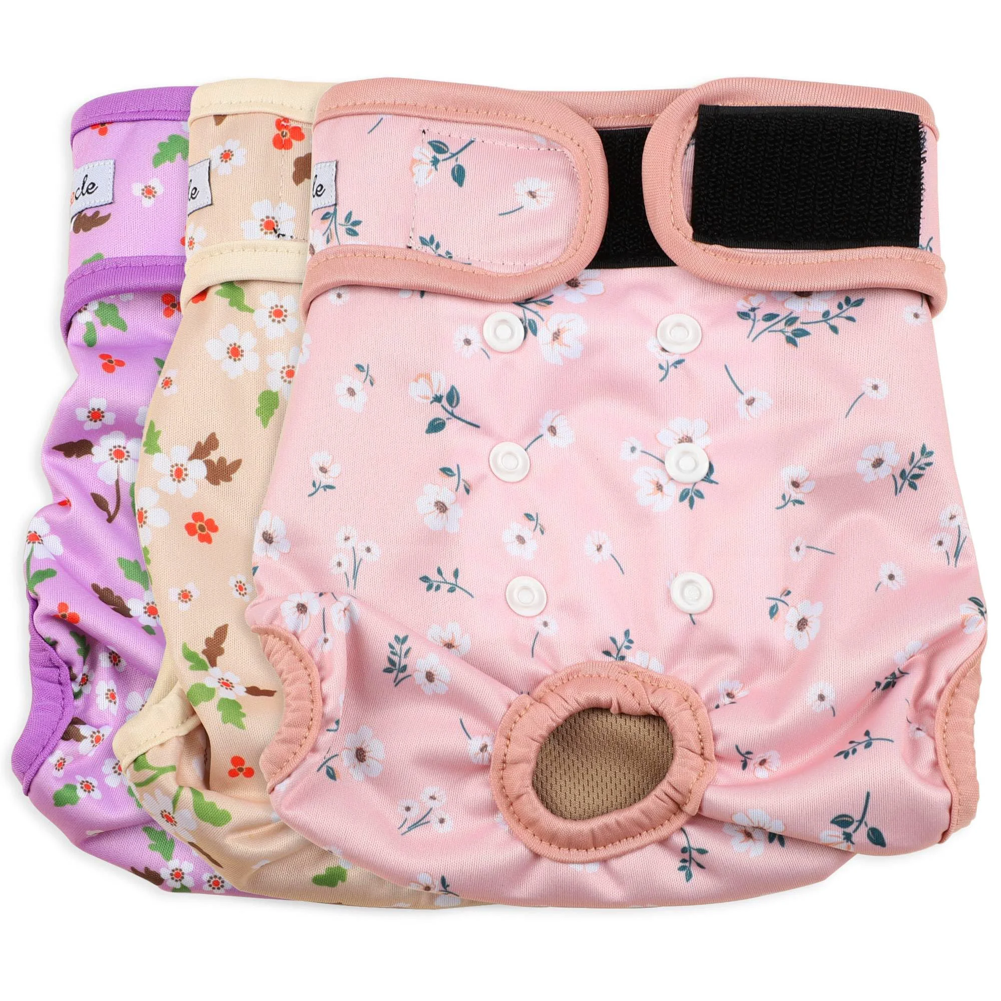 Powerful Grecle Female Dog Diapers XXL – Premium Reusable Highly Absorbent Adjustable Traditional
