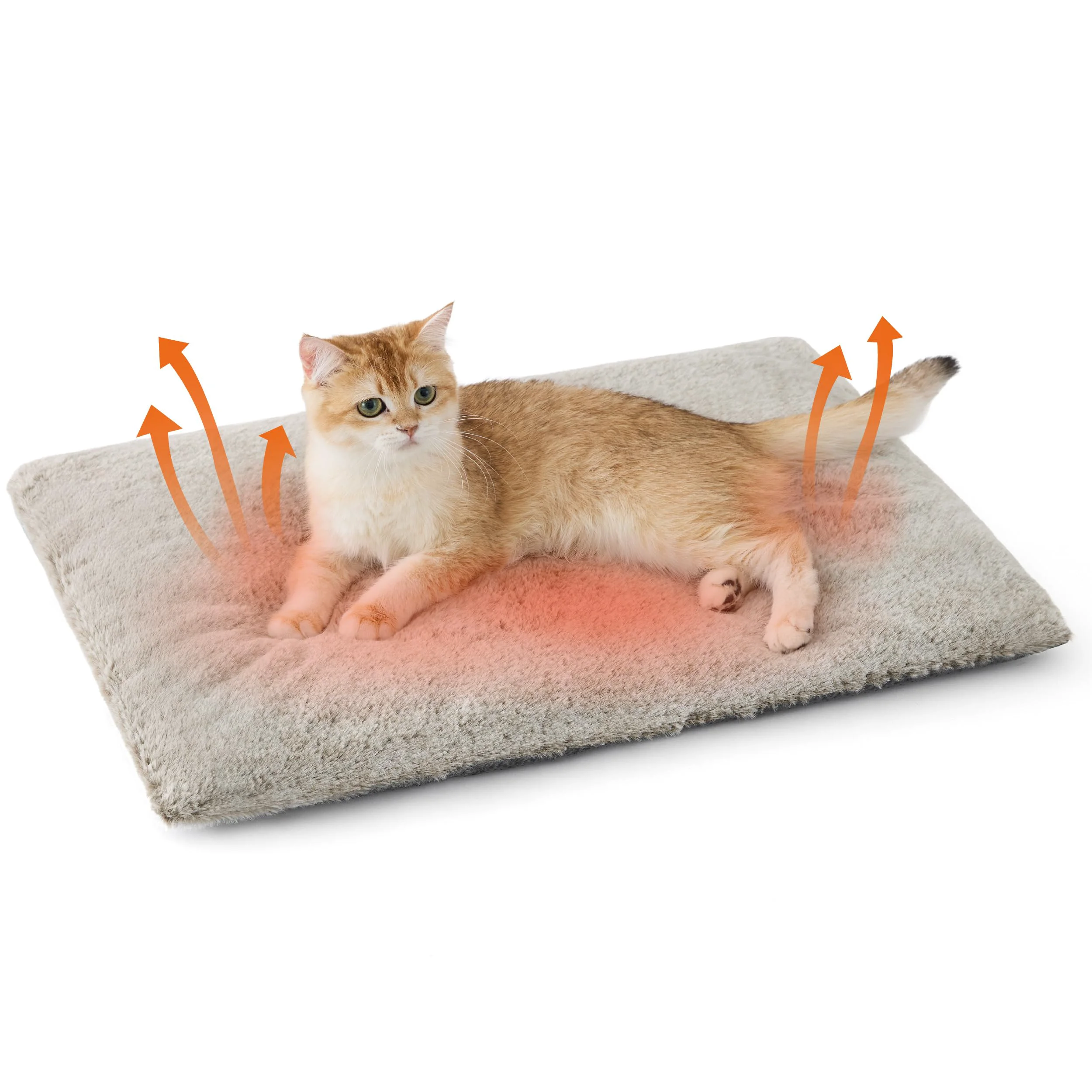 Prestigious Bedsure Self-Warming Cat Bed Extra Warm Non-Electric Heating Pad for Cats Dogs – 24 x 18 in Brown Advanced