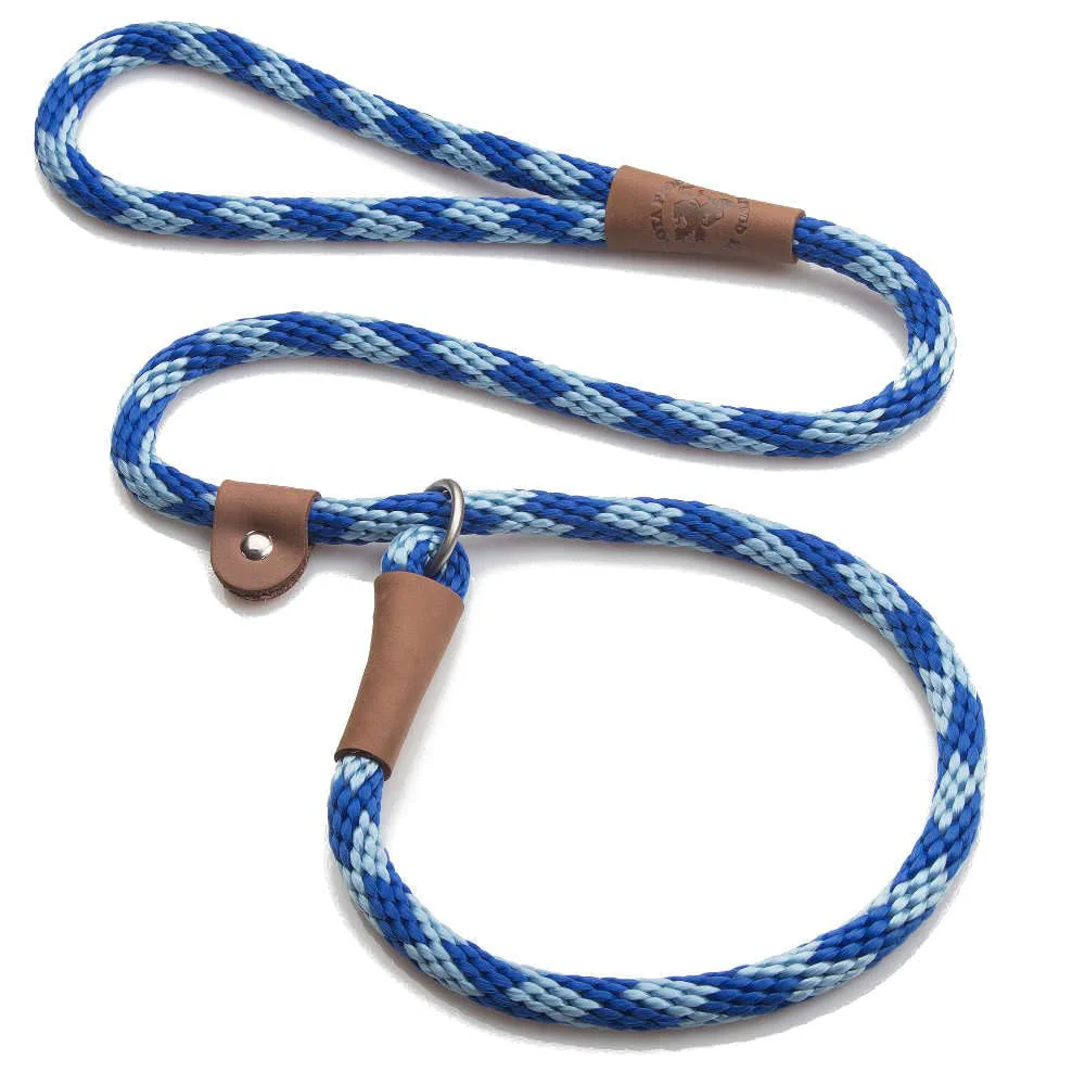 Trusted Mendota Pet Slip Leash Sapphire 1 2 in x 6 ft Made in USA Leash Collar Combo for Large Breeds Carefully Designed