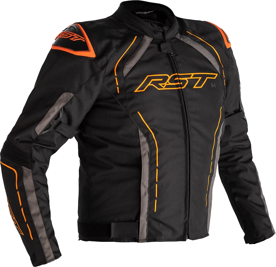 Traditional S1 Ce Jacket Blk Gry Neon Org Textile 3xl Sophisticated