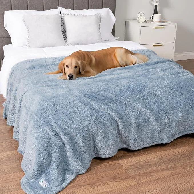 Healthy PetAmi Fluffy Soft Dog Cat Blanket Calming Pet Blanket Throw Consistent