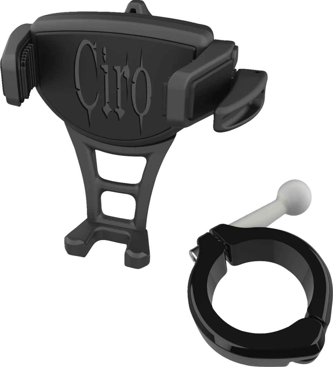 Exceptional CIRO Phone Holder - Constrictor - Black - Black 1-1 2 Handlebar Mount 50357 Expertly Made