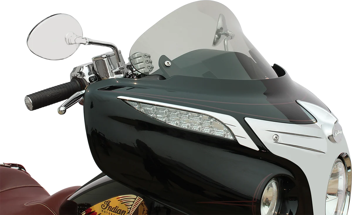 Official KLOCK WERKS Flare Windshield - 10 - Short - Tinted - Chief KWW-04-0039 Fine Crafted