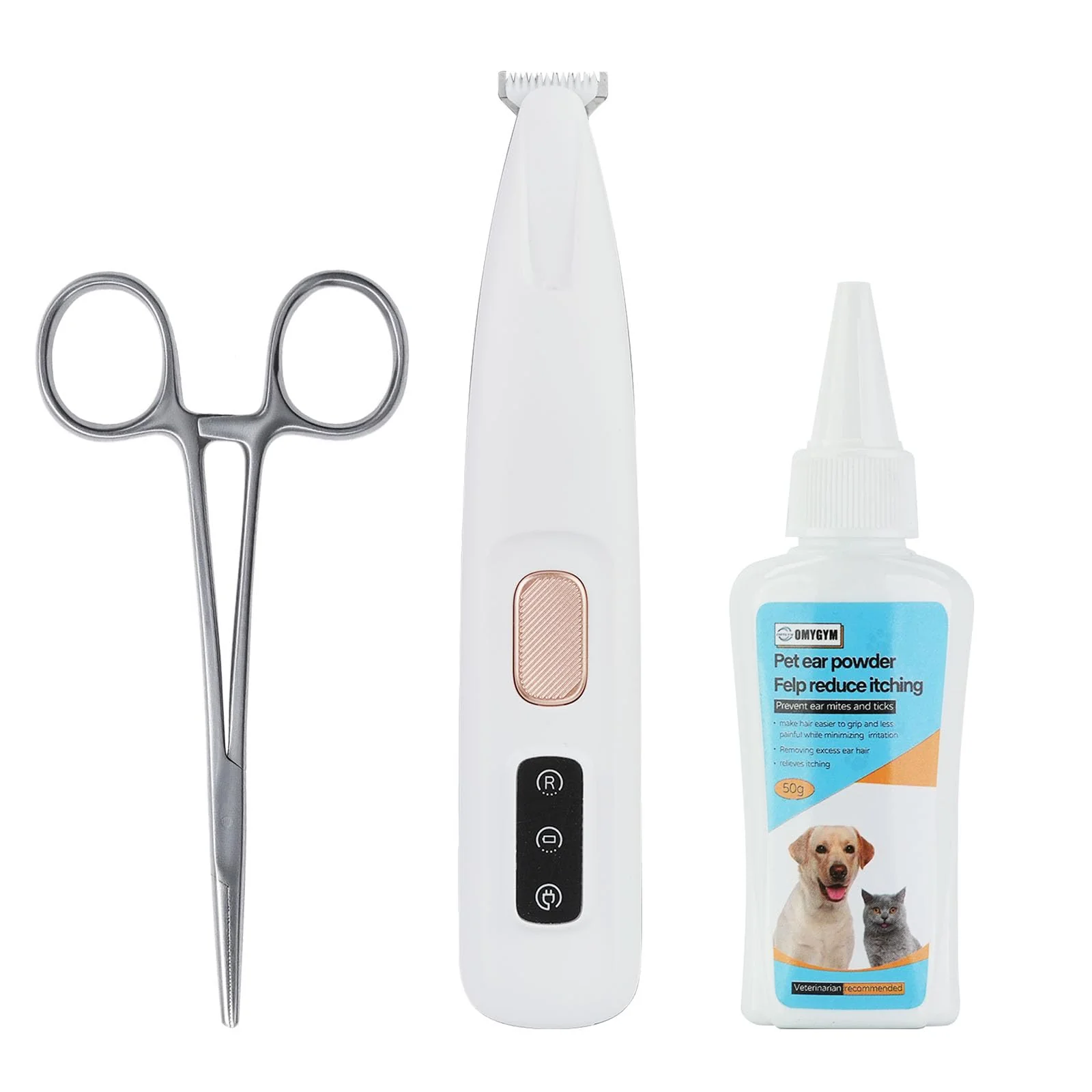 Consistent OMYGYM Dog Ear Powder Hair Removal Kit 3pc Sustainable