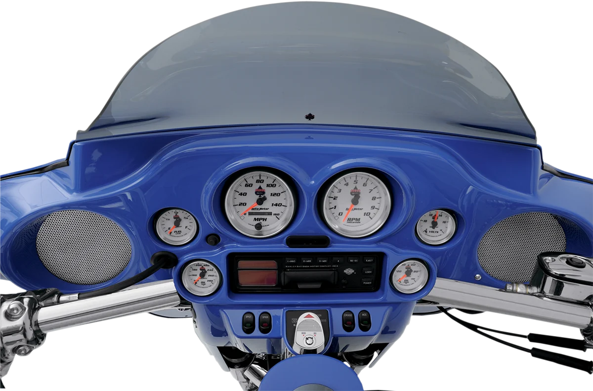 Responsible KLOCK WERKS Speaker Grilles - 96-13 FLHT KWS-01-0000 Classic