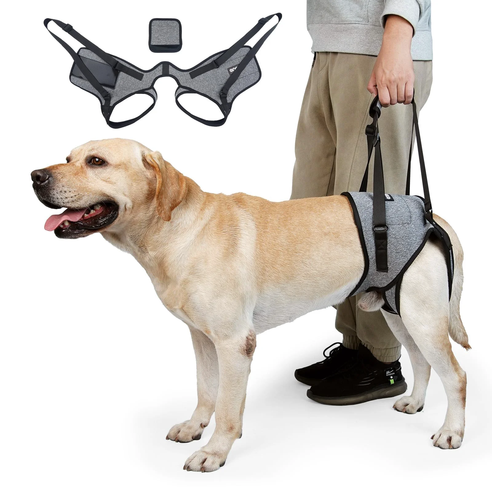 Breathable CNEO Dog Lift Harness – Adjustable Support for Medium to Large Dogs Classic