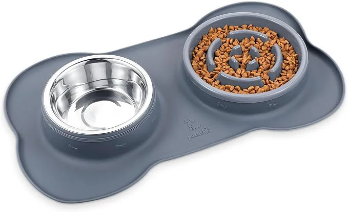 Certified Pecute Slow Feeder Dog Bowls to Slow Down Eating Dog Bowl Slow Feeder Selected