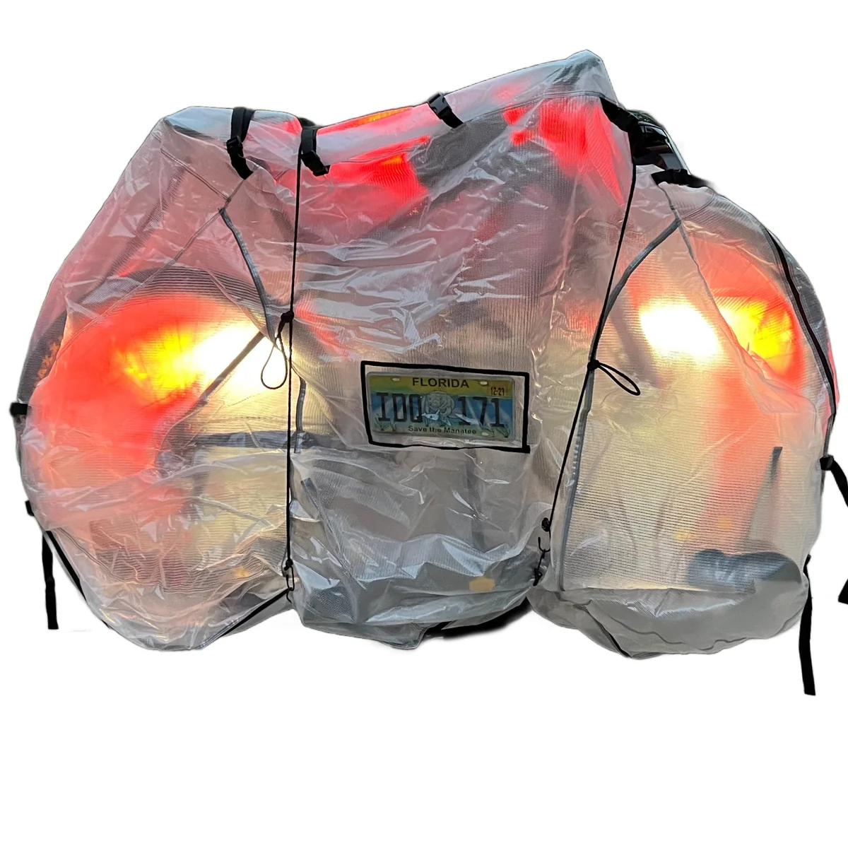 Flexible BiKASE - Dual or Single Ebike Cover Adjustable for 1 or 2 Bikes Official