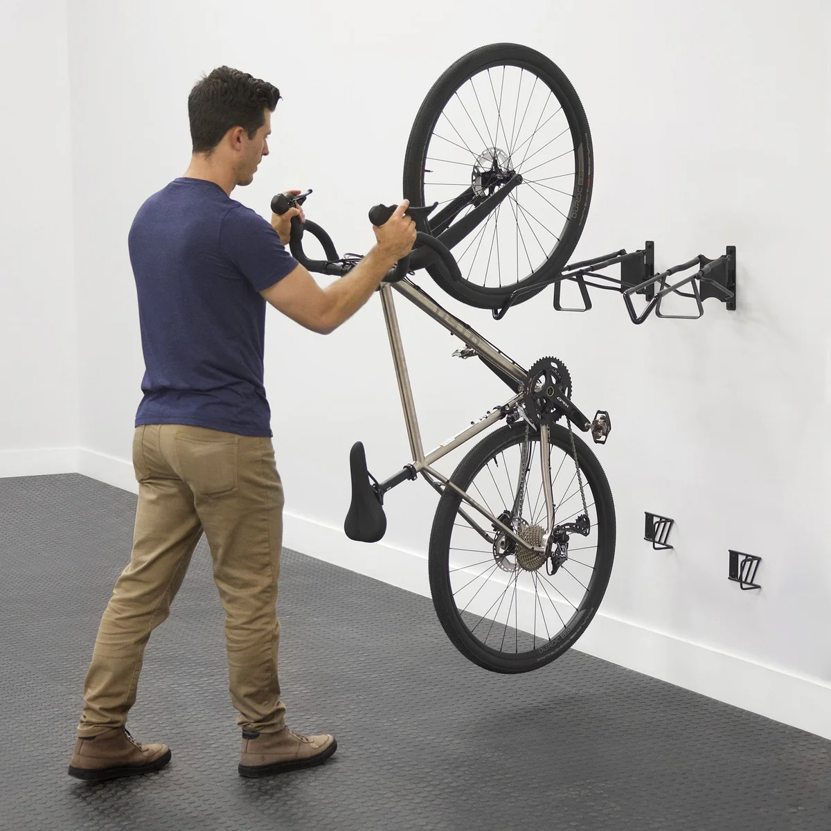Responsible SwivelStow No-Lift Road Gravel Bike Rack 2 Pack Smart