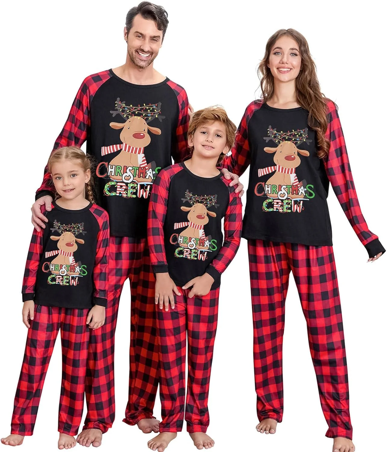 Comfortable Matching Family Christmas Pajamas Set - Xmas Sleepwear PJs Reliable