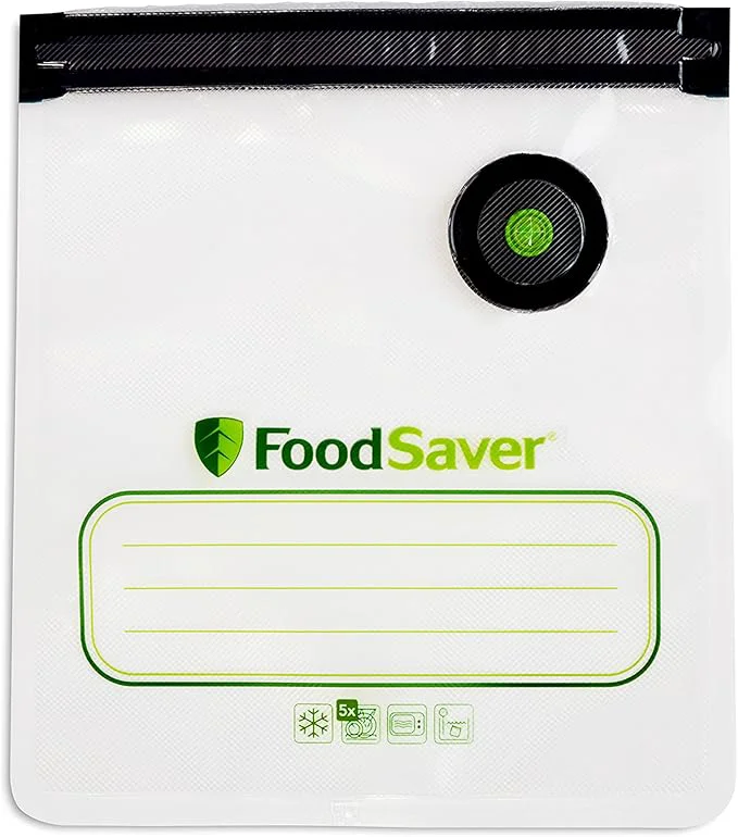 First-Class FoodSaver Reusable Quart Vacuum Zipper Bags 10 Count BPA- Microwave Safe LeakproofAbout ThisOverview Stylish