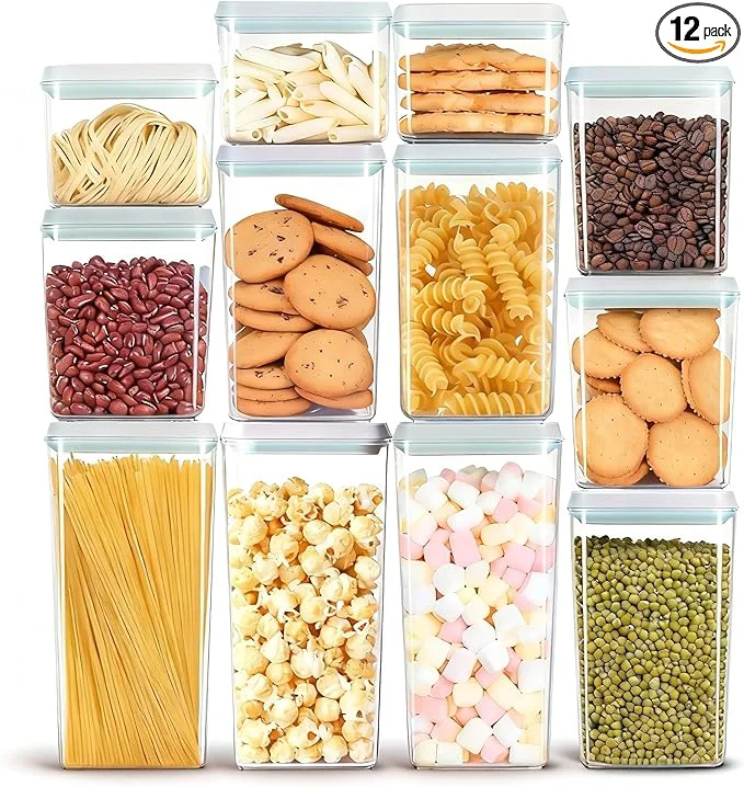 Trusted Pop Containers with Lids - Stackable Airtight Food Storage Kitchen Pantry Storage Containers for Snacks Candy Salt Herbs Spices BPA- 12PCS 1.2 2.0 2.7 3.3 Qt 3 About ThisOverview Sustainable