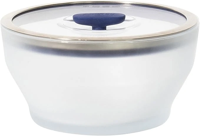 Exceptional Anyday 8-Cup Microwave Cookware Glass Container with Glass Lid Plastic- Deep Food Storage Stackable Airtight Steamer with Vented Lid for Microwave-Safe Reheating Steaming Vegetables RiceAbout ThisOverview Refined