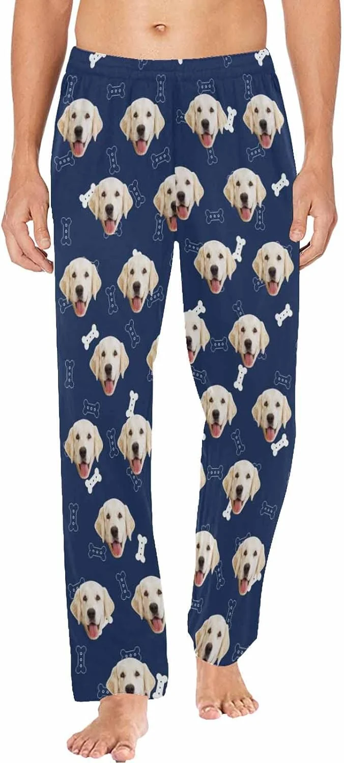 Minimalist MyPupSocks Customized Face Pajamas Pants Photo Pajama Bottoms for Men S-XXL Artisan