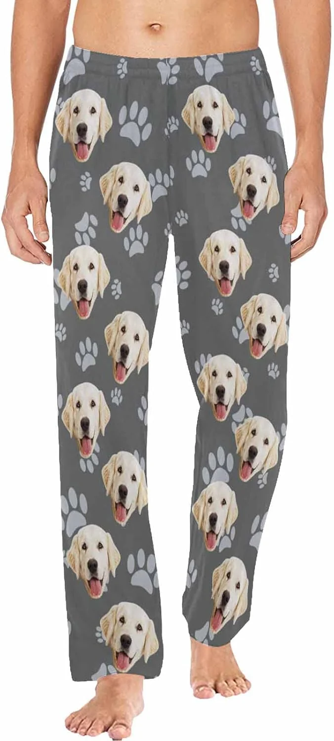 Optimized MyPupSocks Customized Face Pajamas Pants Photo Pajama Bottoms for Men S-XXL Prestigious