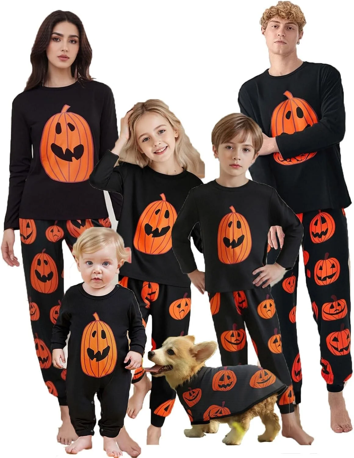 Elegant Matching Family Christmas Pajamas Set - Xmas Sleepwear PJs Soft