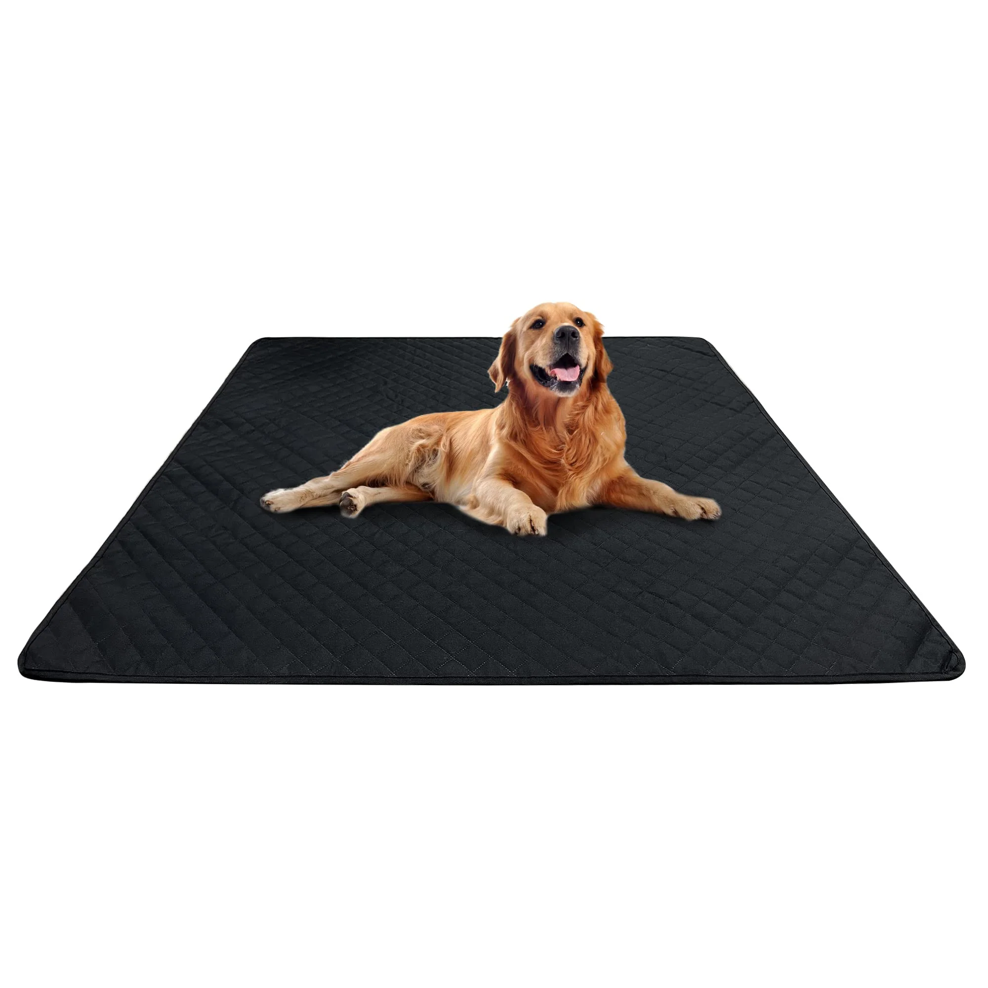 Breathable DOPLUSDO Washable Dog Pee Pads 48x48 — Waterproof Reusable Training Mats Expertly Made