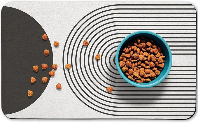 Verified Dog Food Mats for Floors Waterproof Cat Water Bowl Mats Pet Feeding Absorbent Soft