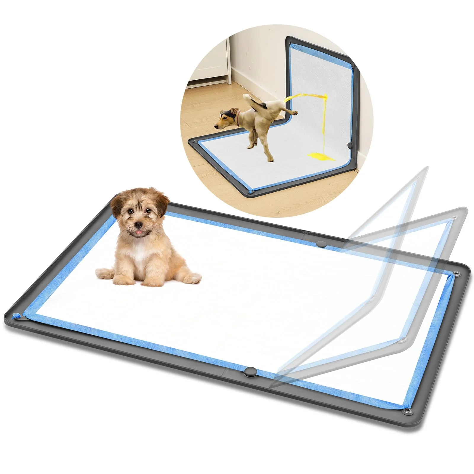 Top-Quality Colingmill Dog Pee Pad Holder 24x35 - Leakproof Silicone Tray for Floor Protection Quality