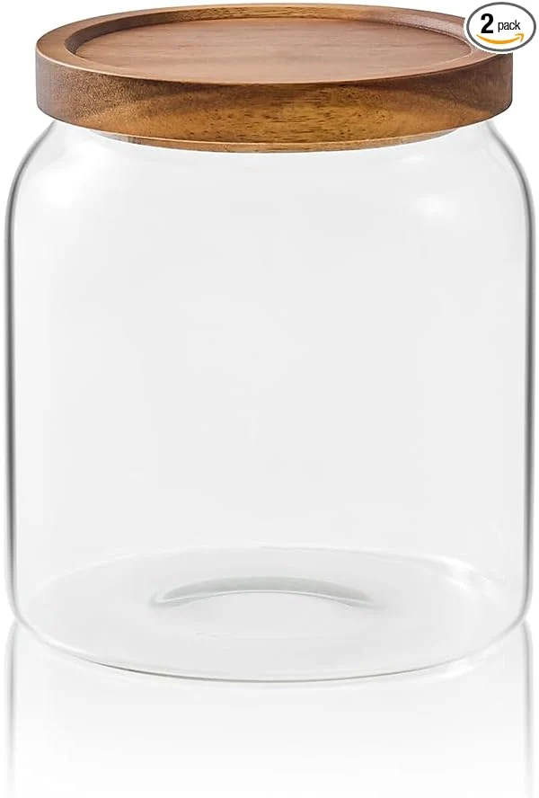 Reliable Sweejar Glass Jars for Laundry Room Organization Half-Gallon Laundry Pods Container Glass Food Storage Jars with Airtight Lid 1 Pack Press LidAbout ThisOverview Prestigious