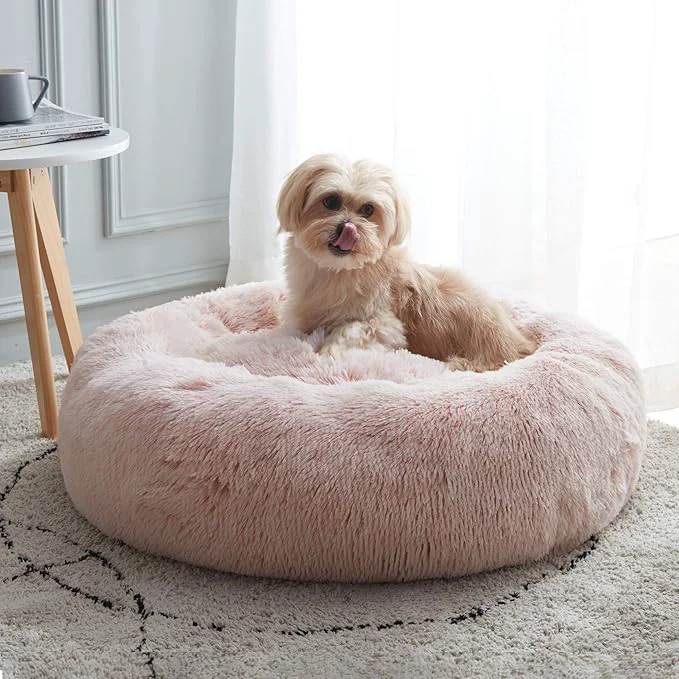 Certified WESTERN HOME WH Calming Dog Cat Bed Anti-Anxiety Donut Cuddler Warming Cozy Reliable
