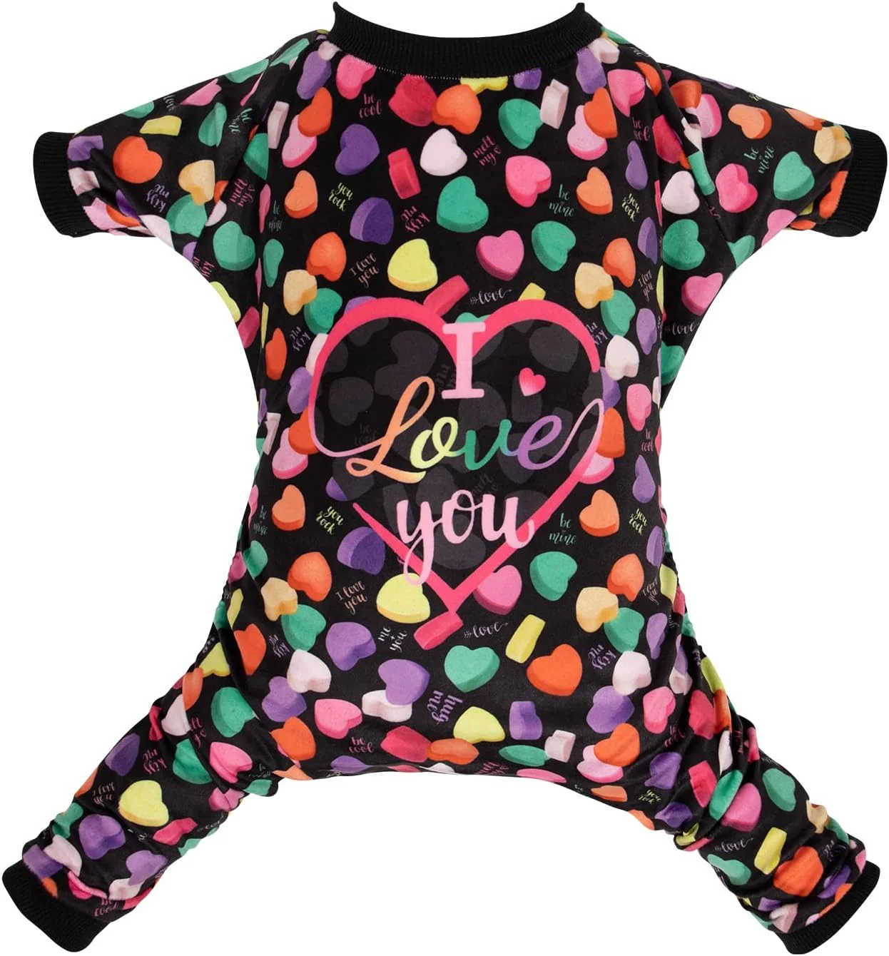 Convenient CuteBone Small Dogs Valentines Outfit Soft Puppy Onesies Pjs Dog Pajamas Pet Coat Cat Apparel Comfy Doggie Jumpsuit Bodysuit for All Seasons P272S Outstanding