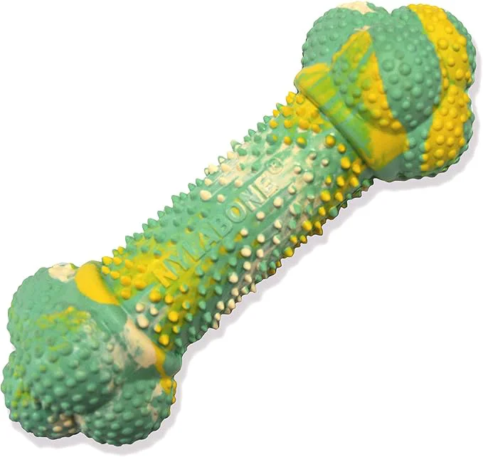 Pure Nylabone Flavor Frenzy Barbell Puppy Chew Toy Rubber Toys Dependable