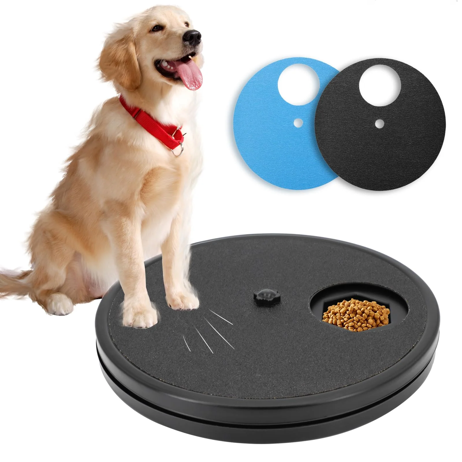 Superior Ykall 3-in-1 Dog Nail Scratch Board Rotatable Nail File Treat Box Green