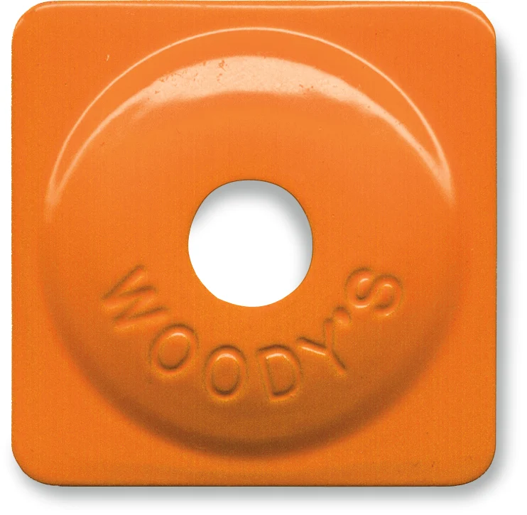 Premium Material WOODY'S Support Plates - Orange - 5 16 - 48 Pack ASW2-3805-48 Quality